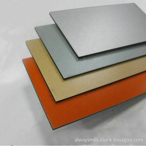 Aluminium composite panels PE & PVDF coated ACP